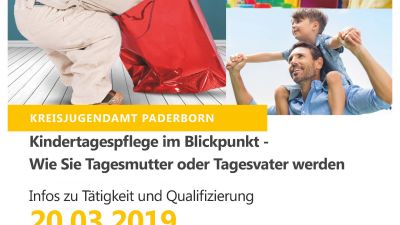 Tagesmütter und Tagesväter im Raum Bad Wünnenberg und Lichtenau gesucht